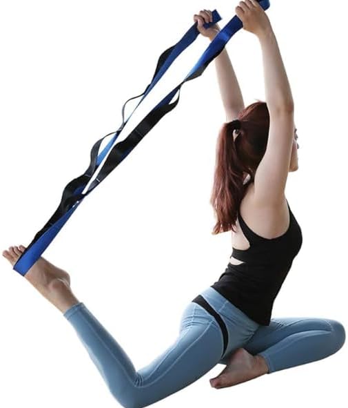 Non-Elastic Yoga Strap for Flexibility, Physical Therapy, Pilates & Home Workouts – Durable Polyester Stretch Band